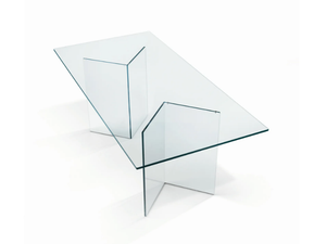 BACCO - Glass table _ Tonelli Design